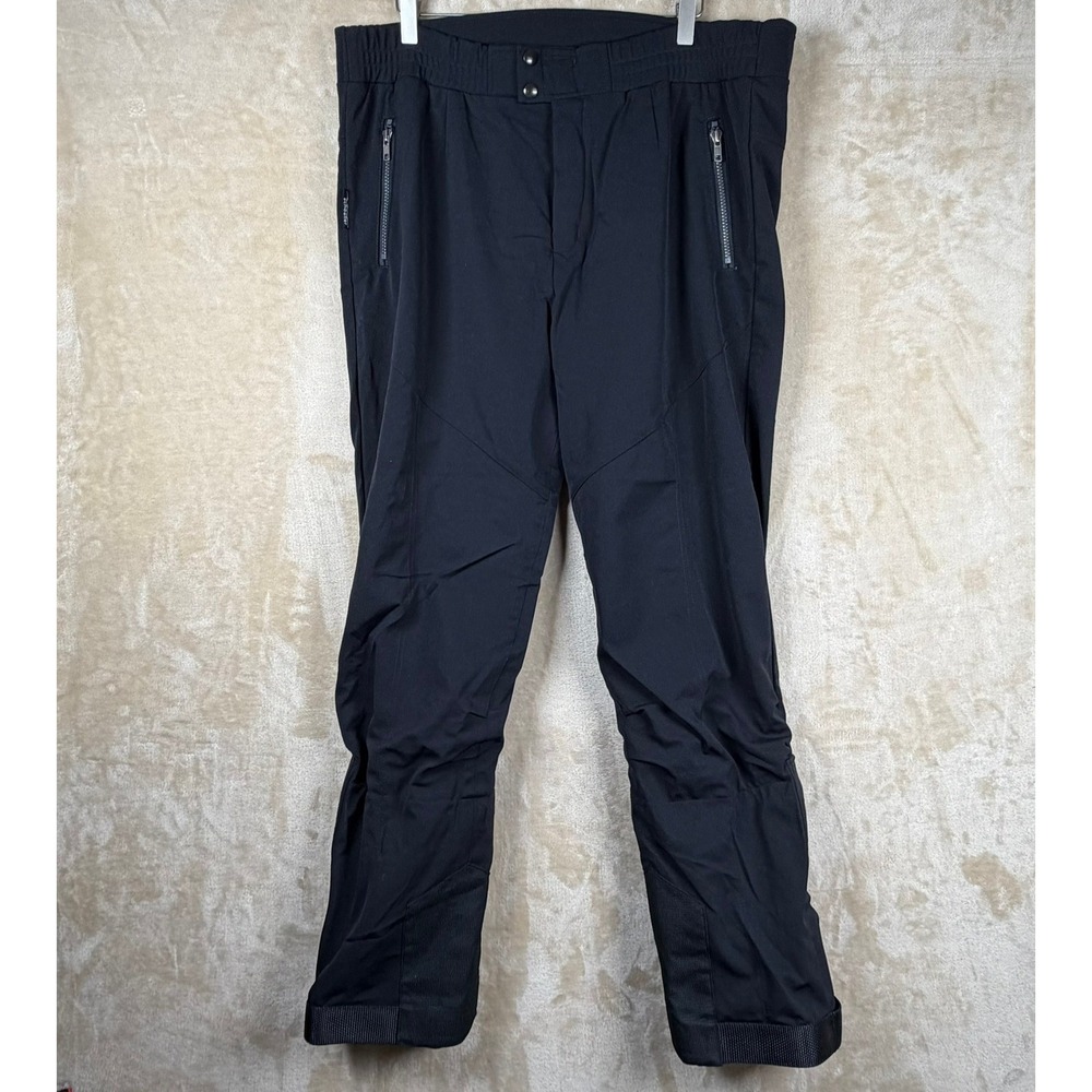 Schoeller Mens XXL Black Technical Ski Pants Made in USA Stretch Snow Trousers